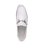 Calzoleria Toscana 8616 Buffalo Bit Loafer White