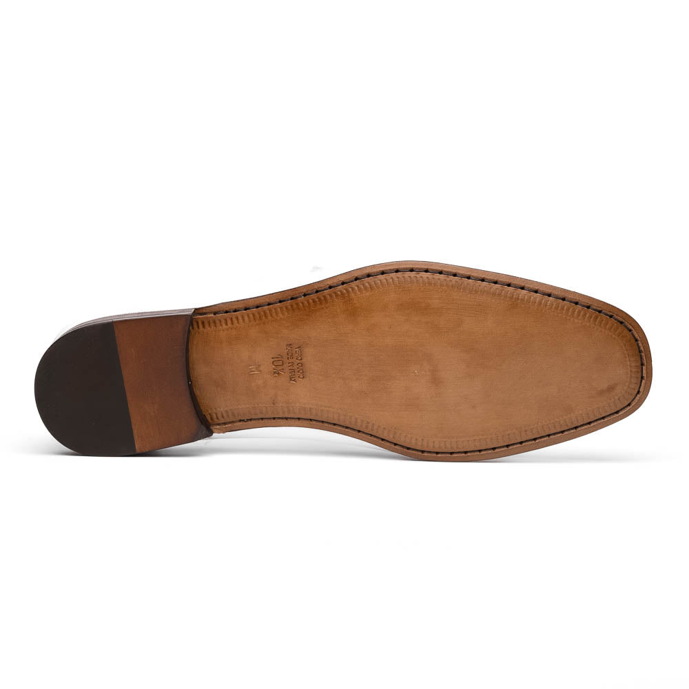 Calzoleria Toscana 8616 Buffalo Bit Loafer White
