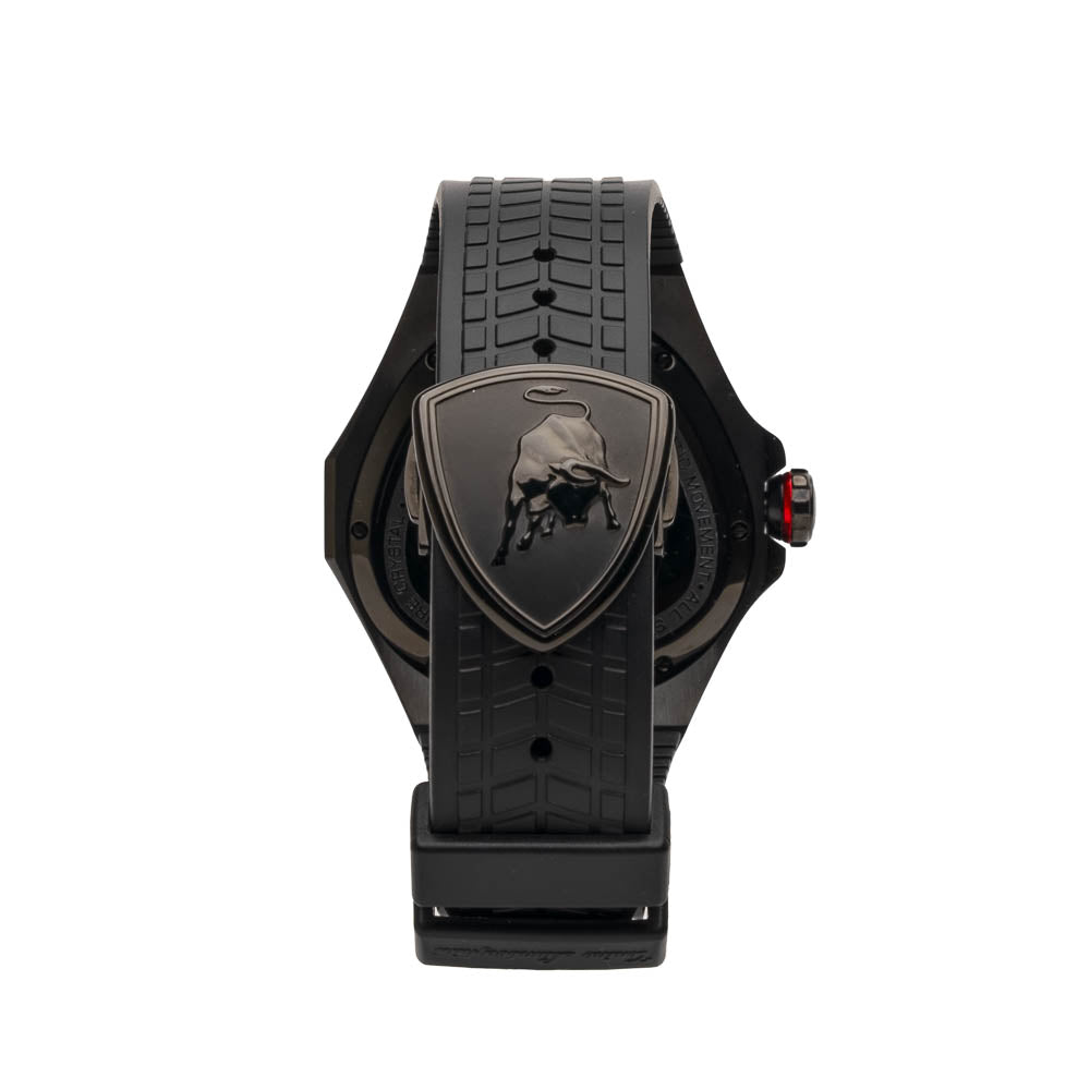 Tonino Lamborghini Spyder 8853SP Stainless Steel Chronographic Sport Watch Black (Limited Edition)