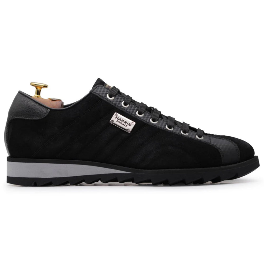 Harris Firenze 1913 Soft Suede Sneakers Black