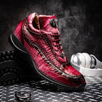 Mauri 8900/2 Alligator Sneakers Dirty Taste of Berry / Ruby Red