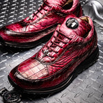 Mauri 8900/2 Alligator Sneakers Dirty Taste of Berry / Ruby Red