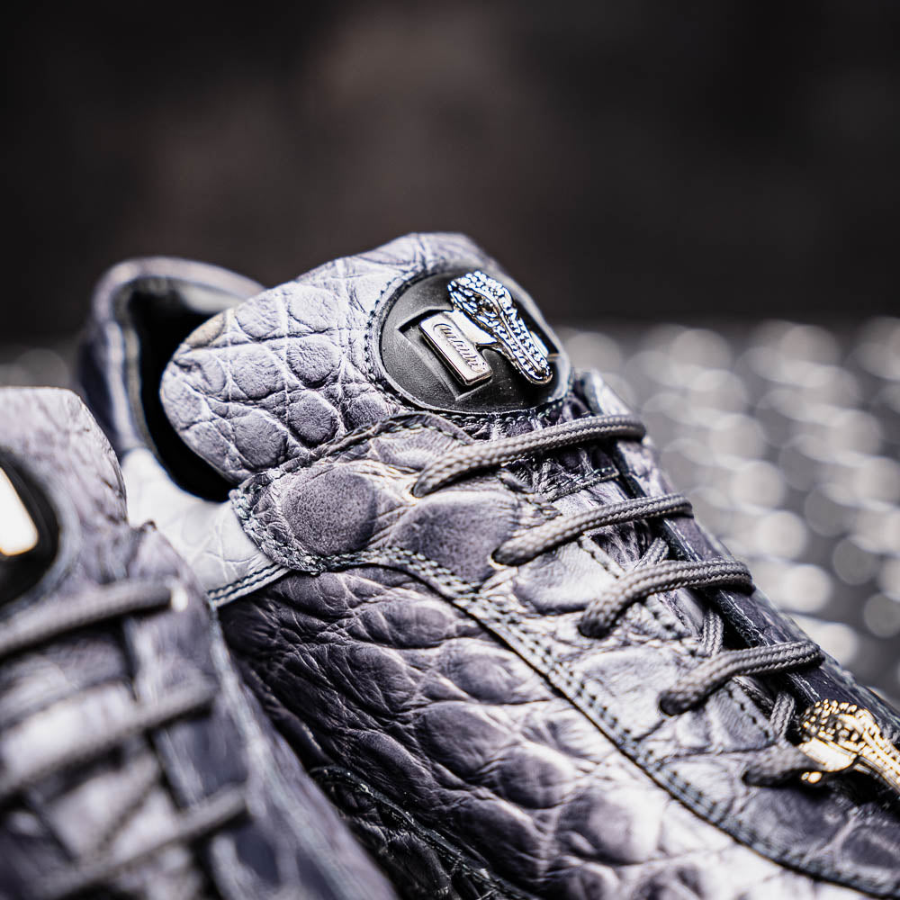 Mauri 8900/2 Alligator Sneakers Multi Grey | MensDesignerShoe.com