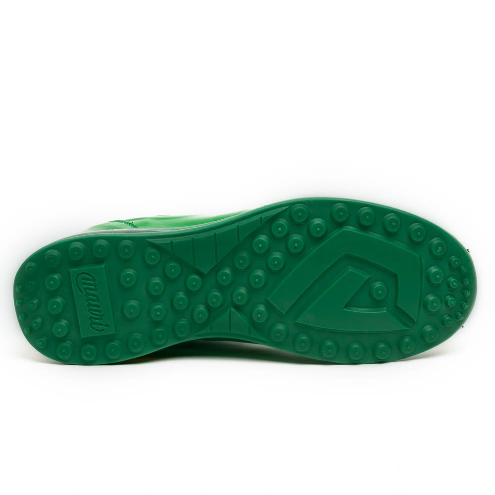Mauri 8900/2 Baby Crocodile / Embossed Patent Sneakers Leaf Green