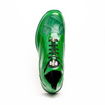 Mauri 8900/2 Baby Crocodile / Embossed Patent Sneakers Leaf Green