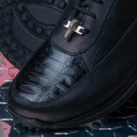 Mauri 8900/2 Classic Crocodile & Calfskin Black