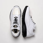 Mauri 8900/2 Baby Crocodile / Embossed Nappa Sneakers White (Special Order)