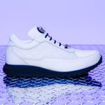 Mauri 8900/2 Baby Crocodile / Embossed Nappa Sneakers White (Special Order)
