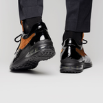 Mauri Bubble 8900/8 Patent Croc & Velvet Sneakers Black / Mustard / Camel (SPECIAL)