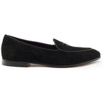 Zelli X Sueded Italian Goatskin Loafer Black