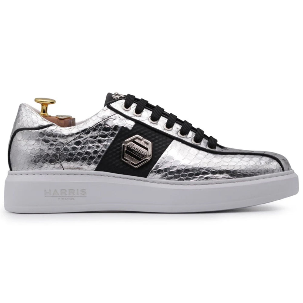 Harris Firenze 1913 Premium Leather Sneakers Metal