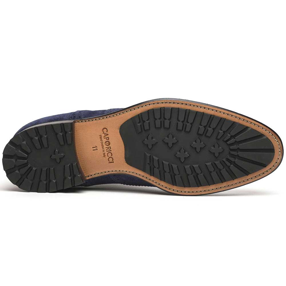Caporicci 921 Suede Wingtip Oxfords Blue