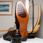 Caporicci Alligator Loafers Brown