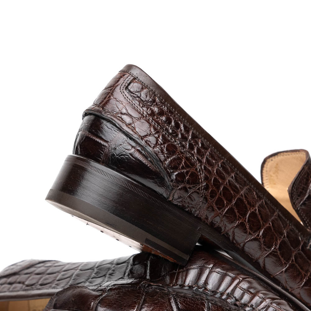 Caporicci 940 Alligator Loafers TD Moro