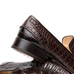 Caporicci Alligator Loafers Brown