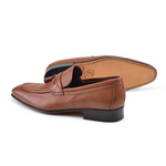 Corrente 9411 Deerskin Tassel Loafer Tan