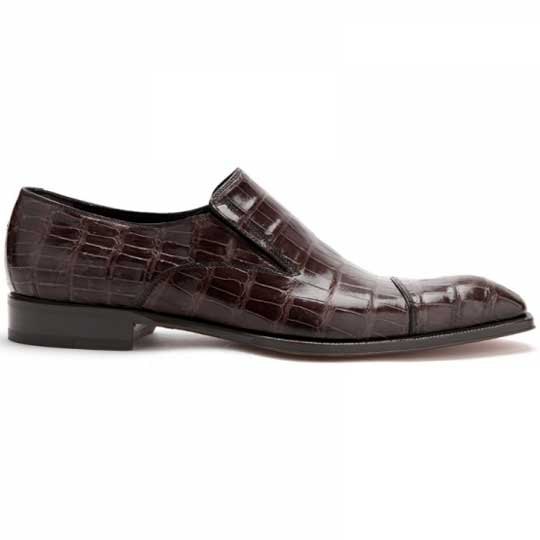 Caporicci 943 Alligator Loafers TD Moro