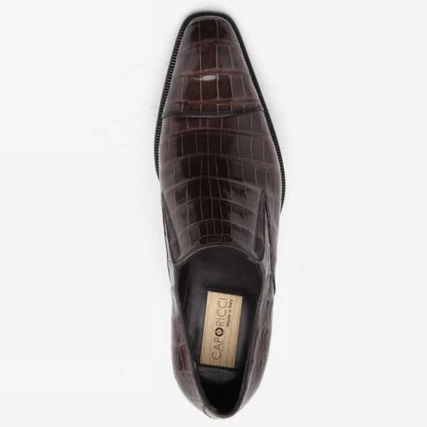 Caporicci 943 Alligator Loafers TD Moro