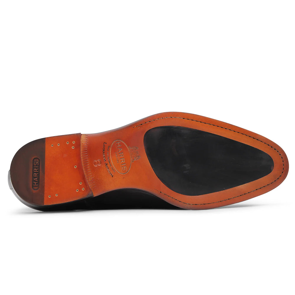 Harris Firenze 1913 Double Leather Buckle Monk Strap Brown
