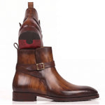 View product image 5: Paul Parkman Dual Tone Patina Leather Jodhpur Boots Brown