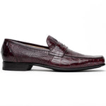 Caporicci 9961 Alligator Penny Loafers Bordo (Burgundy)