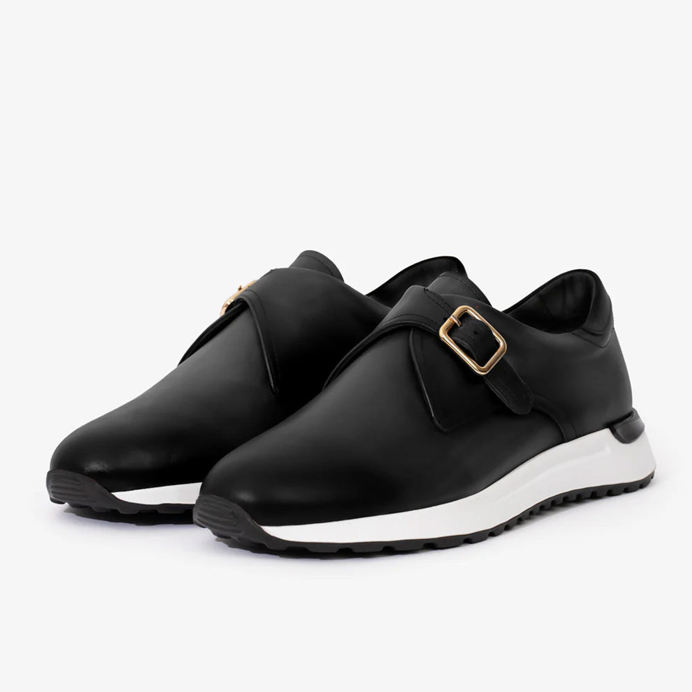 Vinci Leather The Torino Leather Sneaker Black