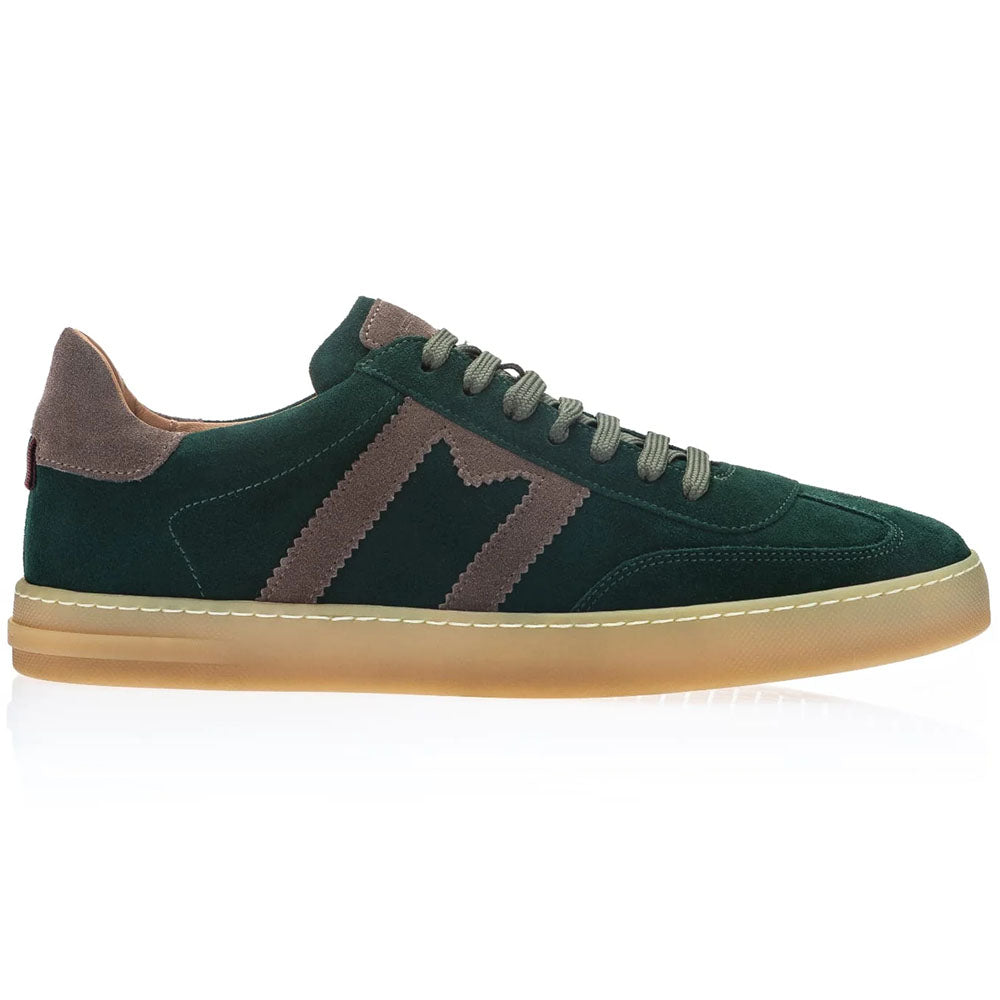 Moreschi CityLife Suede Sneakers Green / Taupe