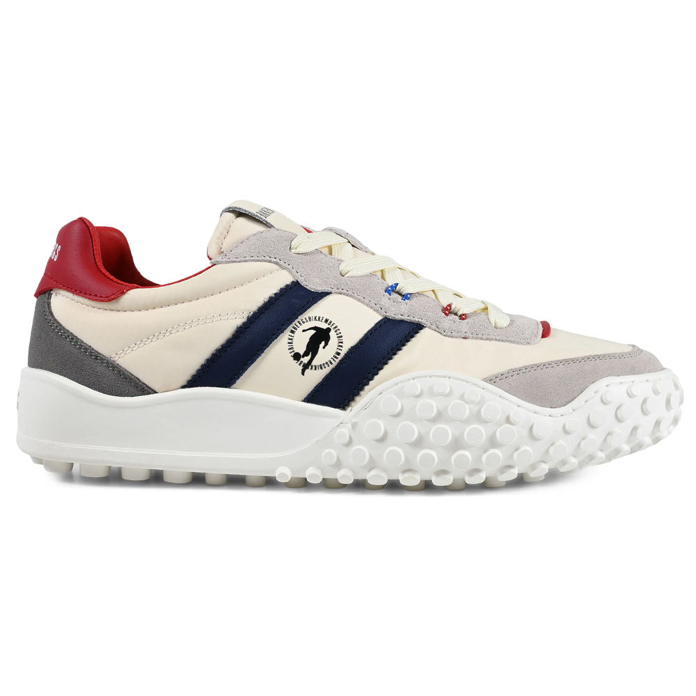 Bikkembergs Futsal Suede / Leather / Fabric Sneaker Ivory