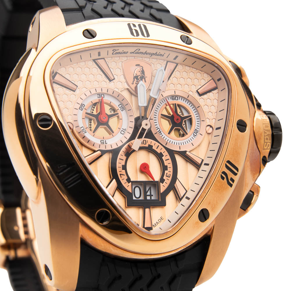 Tonino Lamborghini Spyder 1105SP Chronographic Sport Watch Gold (Limited Edition)