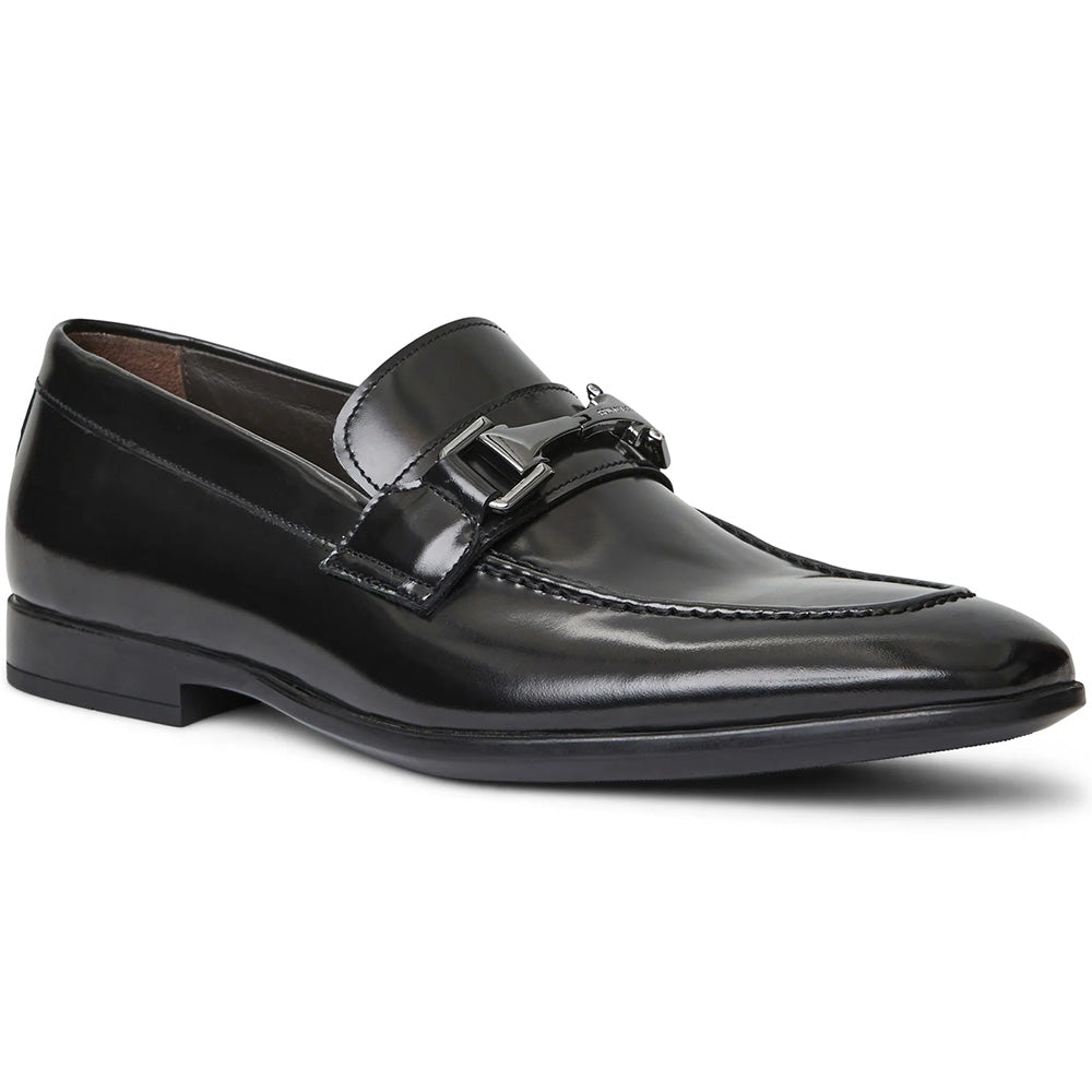 Bruno Magli Saffo Leather Slip On Bit Loafer Black