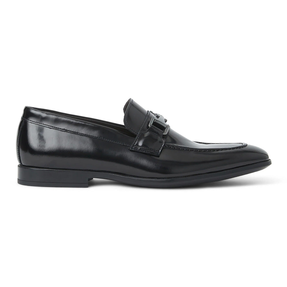 Bruno Magli Saffo Leather Slip On Bit Loafer Black