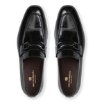Bruno Magli Saffo Leather Slip On Bit Loafer Black