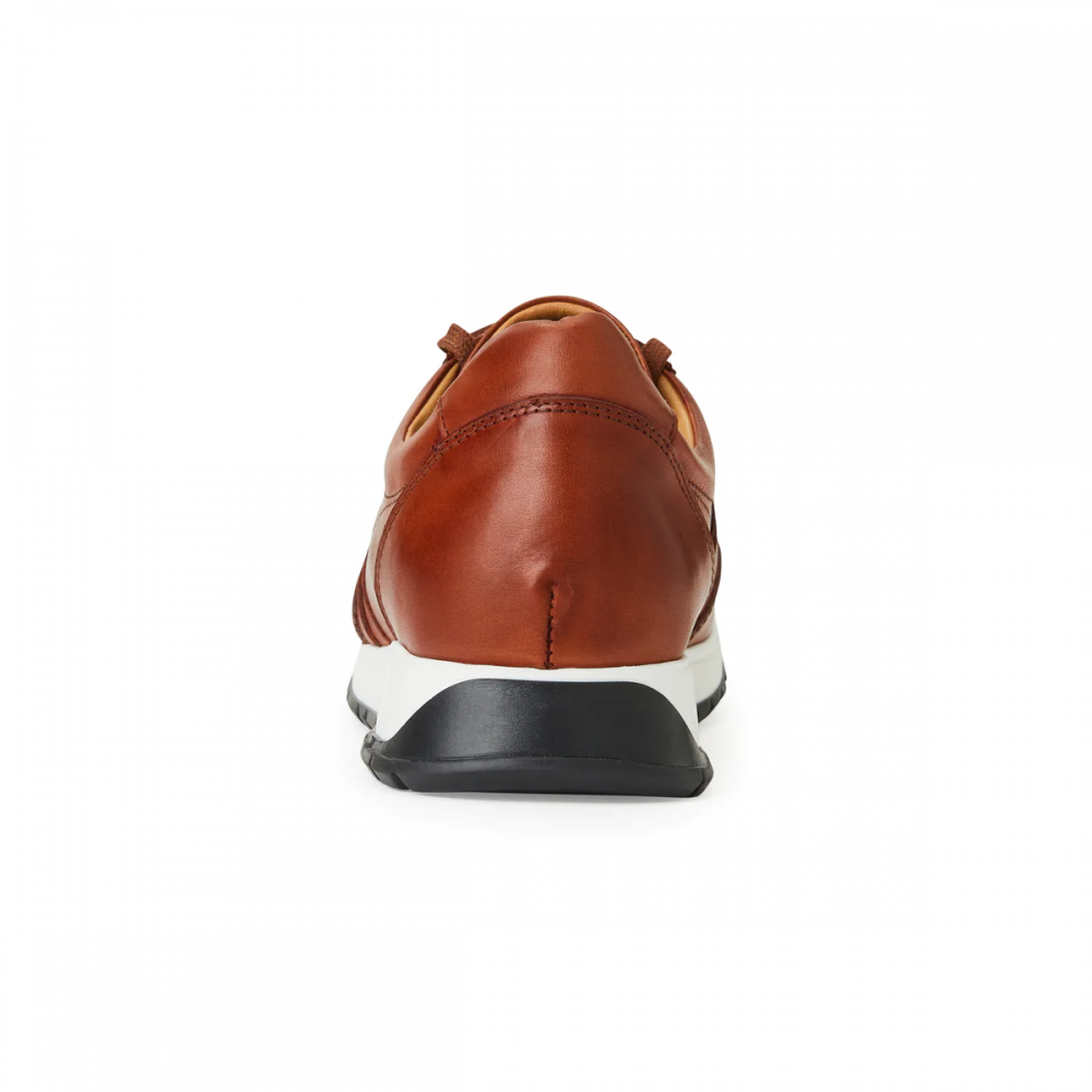 Bruno Magli Ace Modern Leather Jogger Cognac