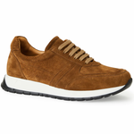Bruno Magli Ace Modern Suede Jogger Tobacco