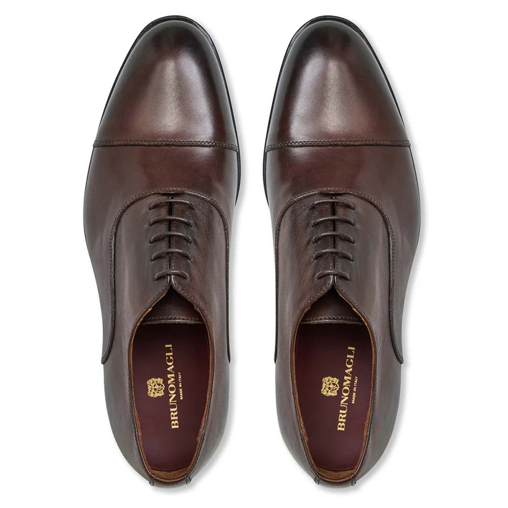 Bruno Magli Adriano Leather Oxfords Brown