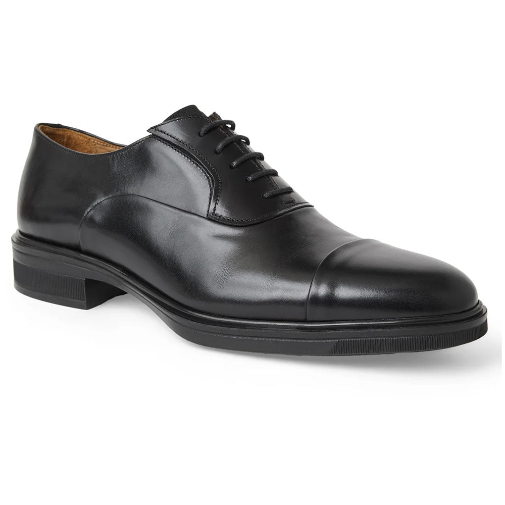 Bruno Magli Aero Port Calfskin Slip-On Oxford Black