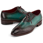 Paul Parkman Patina Leather Wingtip Oxfords Brown & Green