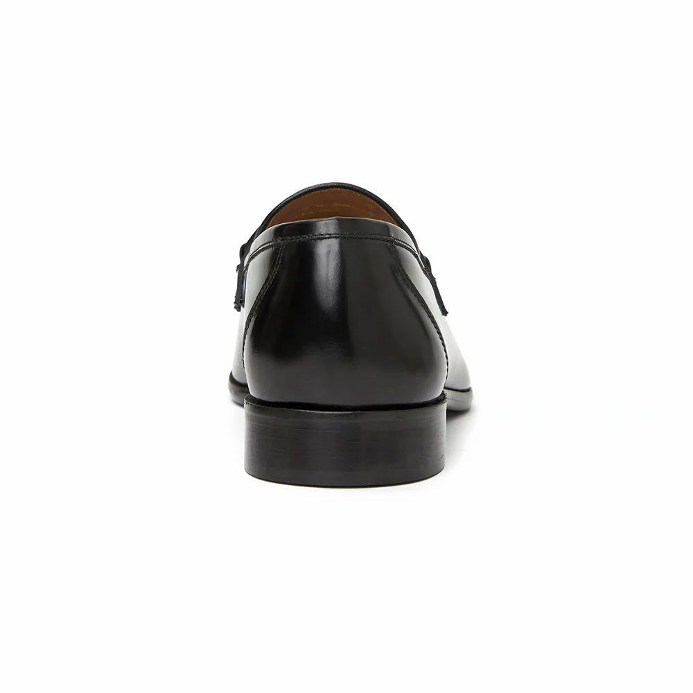 Bruno Magli Alessio Leather Slip On Bit Loafer Black