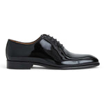Bruno Magli Angelo Patent Leather Whole Cut Oxford Black
