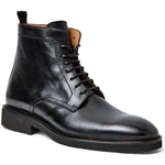 Bruno Magli Anthony Calfskin Lace-Up Boot Black