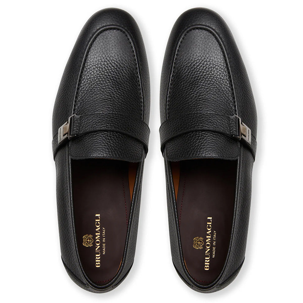 Bruno Magli Arlo Slip On Side Bit Loafer Black