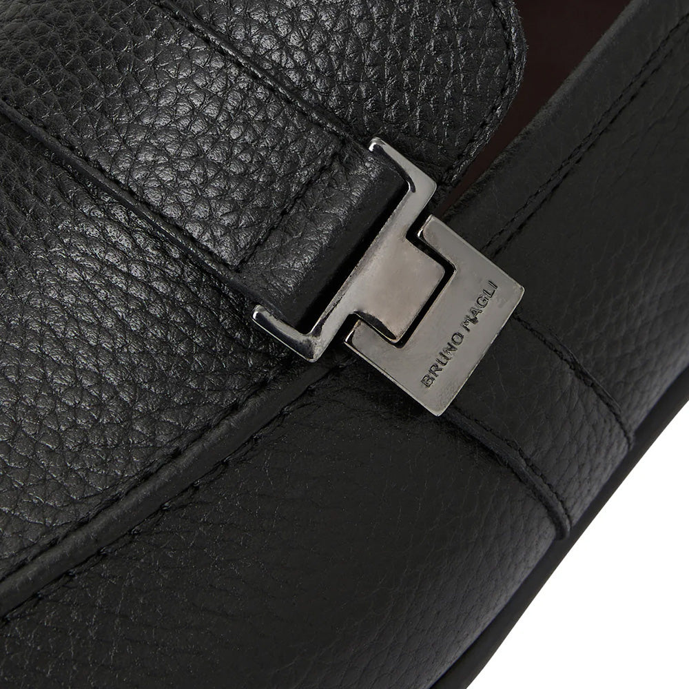 Bruno Magli Arlo Slip On Side Bit Loafer Black