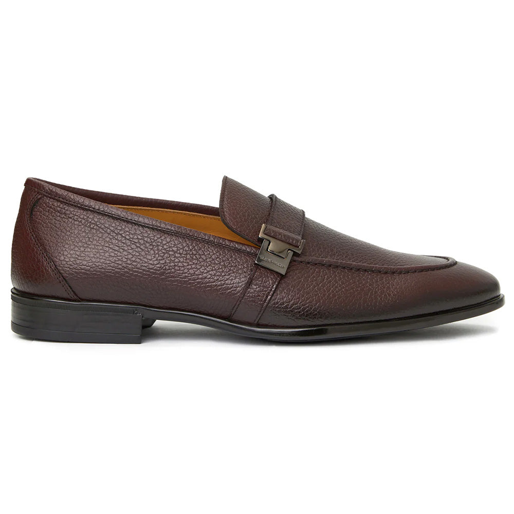 Bruno Magli Arlo Slip On Side Bit Loafer Brown