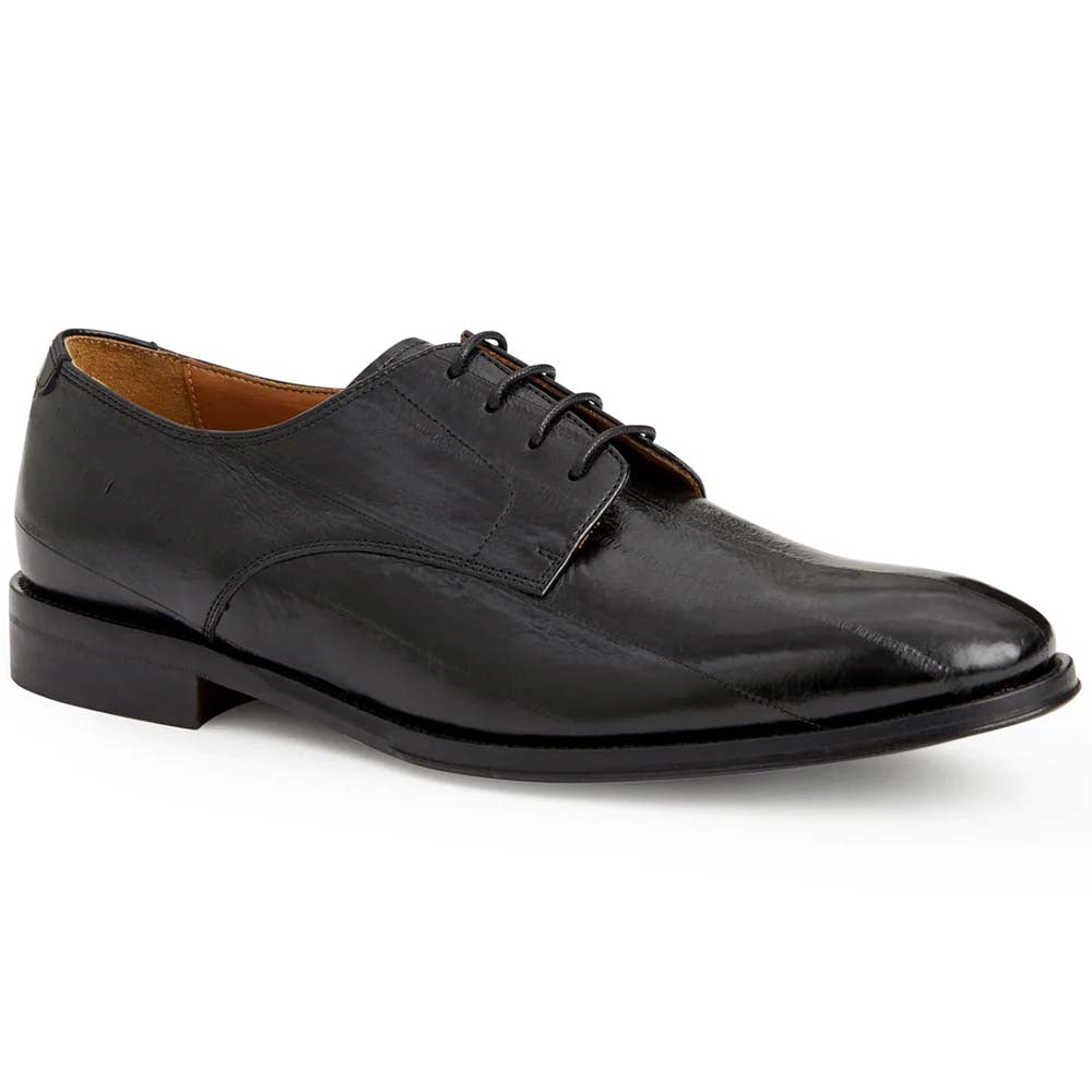 Bruno Magli Asti Embossed Eel Dress Oxford Black