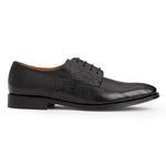 Bruno Magli Asti Embossed Eel Dress Oxford Black