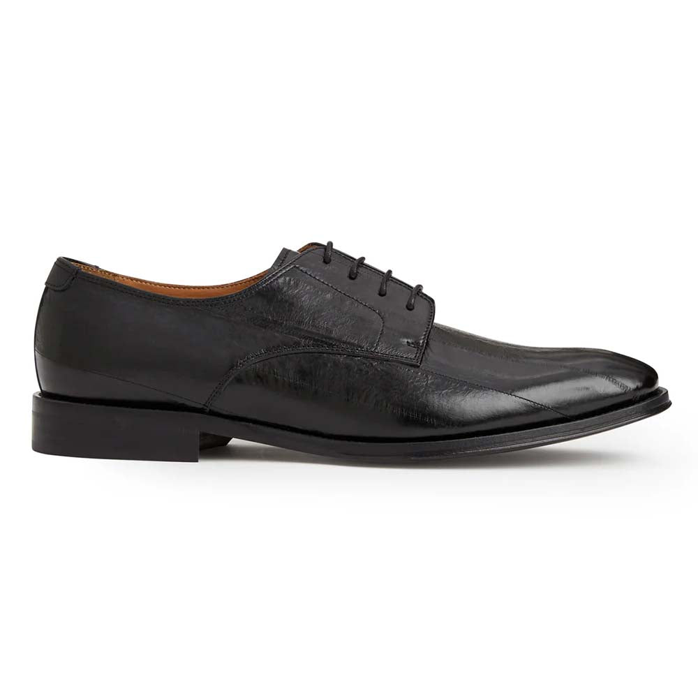 Bruno Magli Asti Embossed Eel Dress Oxford Black