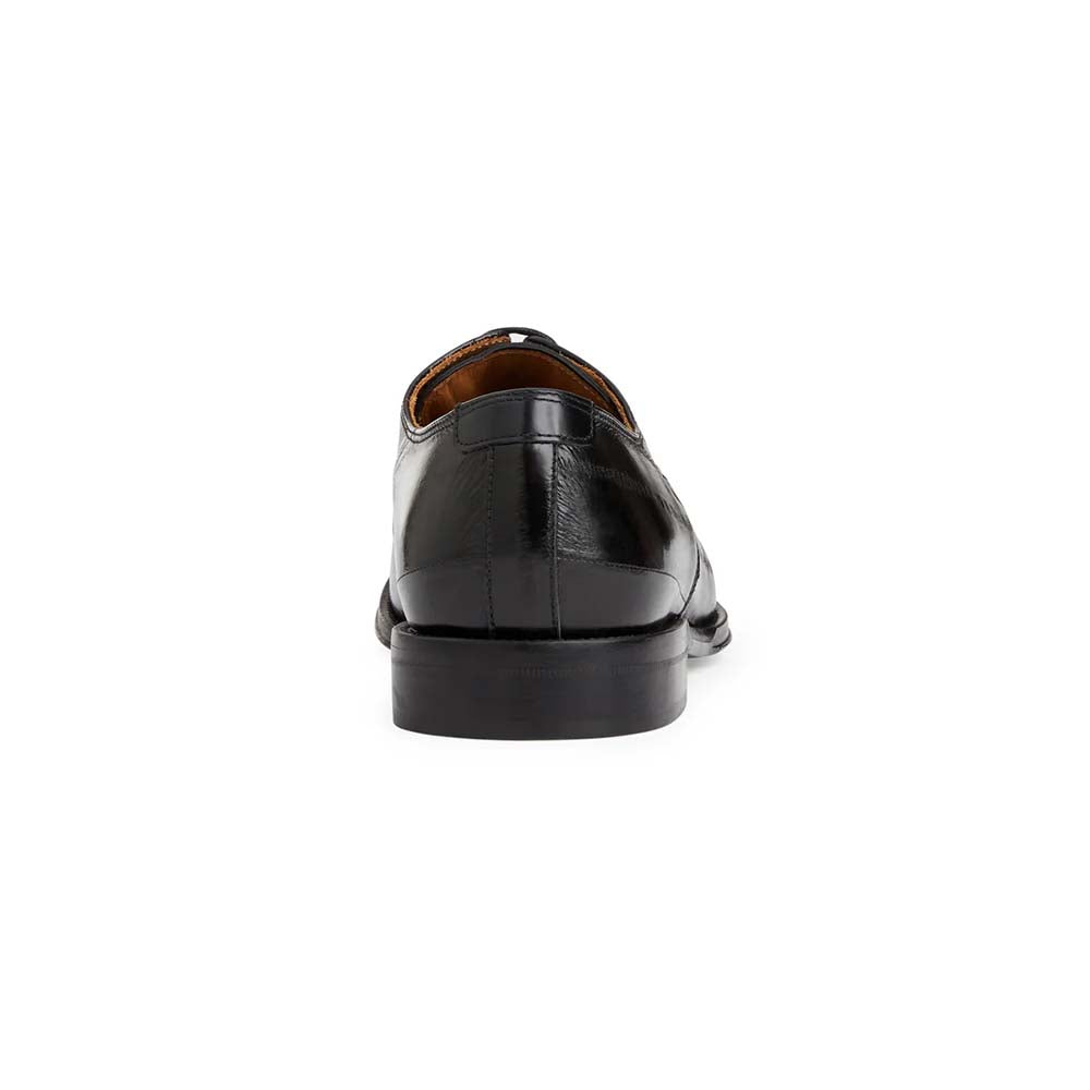 Bruno Magli Asti Embossed Eel Dress Oxford Black