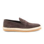 Bruno Magli Alfama Espadrille Suede Loafer Brown