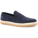 Bruno Magli Alfama Espadrille Suede Loafer Navy