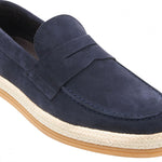 Bruno Magli Alfama Espadrille Suede Loafer Navy